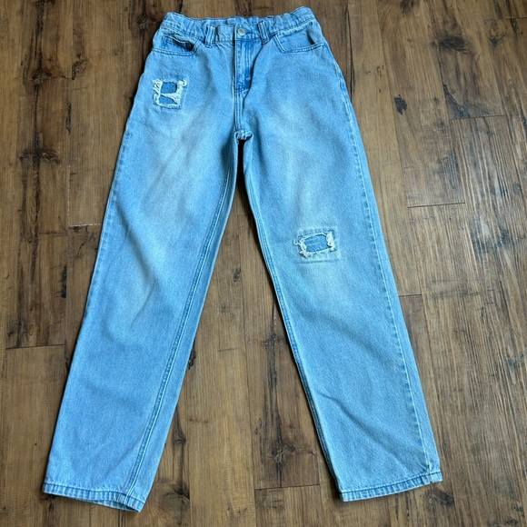Epic Threads Kids Light Blue Distressed Jeans - Picture 1 of 3